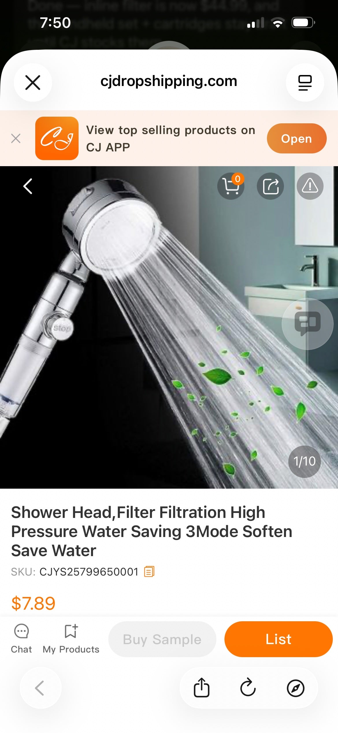 Inline Hard-Water Shower Filter (Universal Fit)